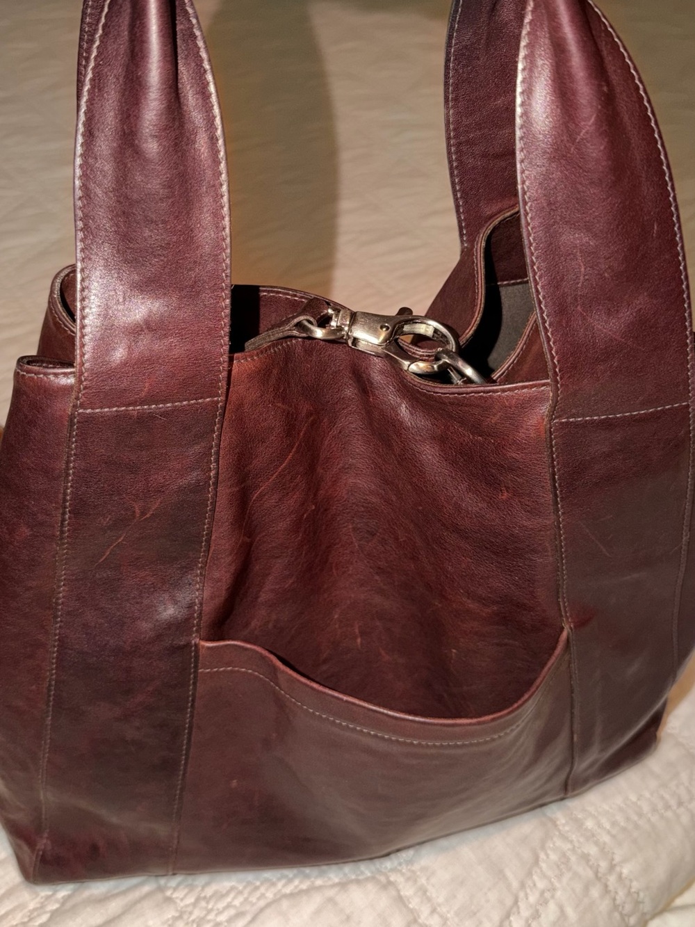 IL BISONTE BEAUTIFUL LEATHER BAG Pristine - Picture 7 of 7